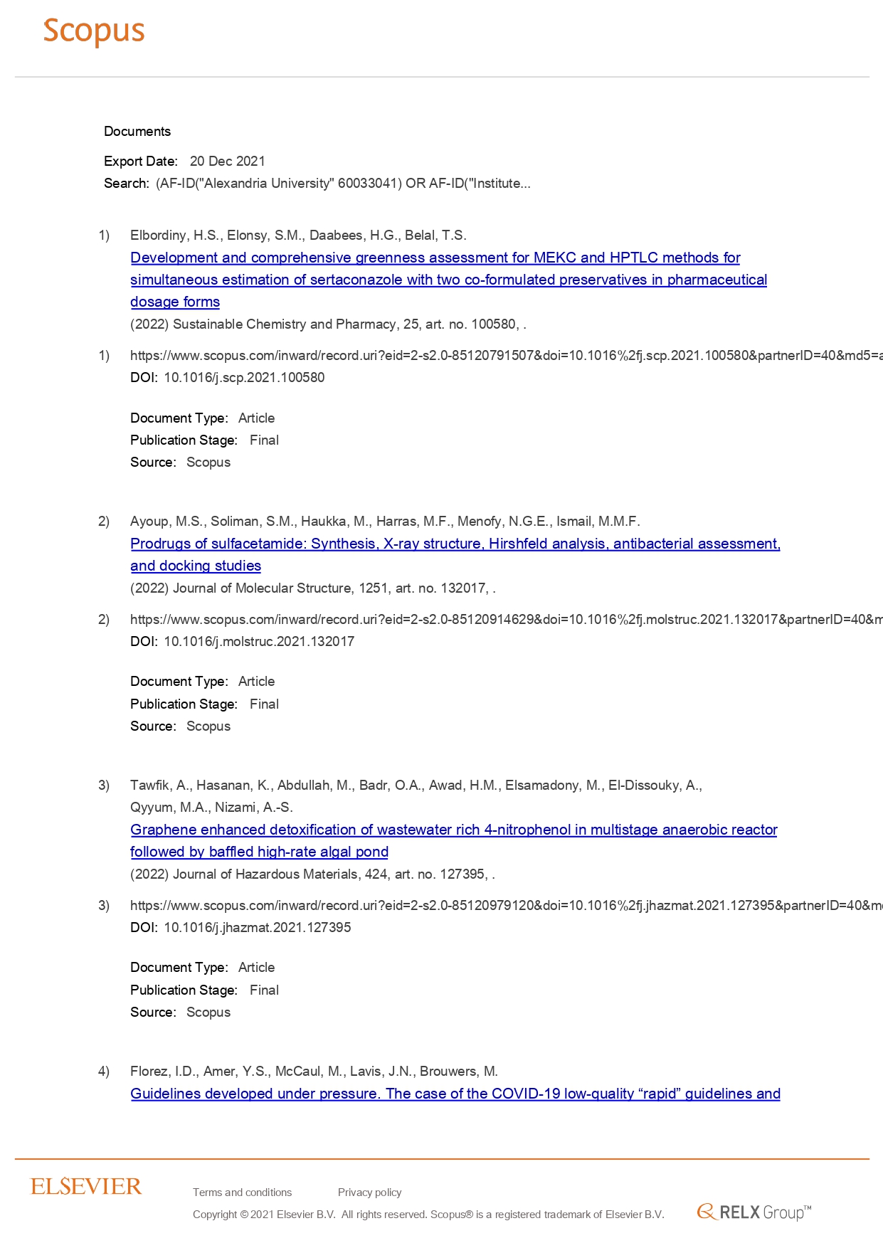 33 AlexU Publication in Scopus 20 December 2021 page 0001