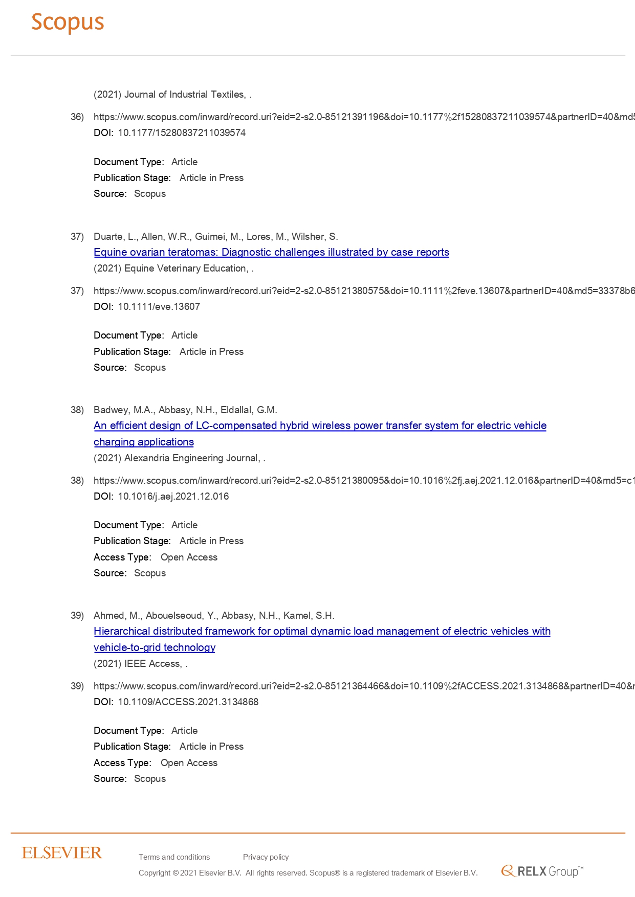 34 AlexU Publication in Scopus 27 December 2021 page 0011