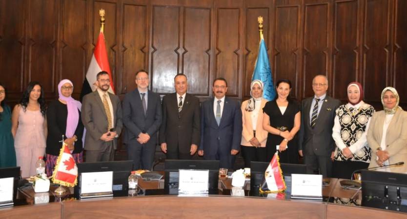 جامعة الإسكندرية تستقبل سفير كندا بالقاهرة لبحث آفاق التعاون الأكاديمي والبحثي المشترك