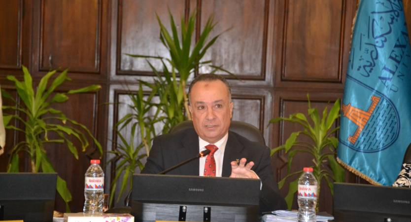 The Postgraduate Studies and Research Council Reviews Alexandria University’s Research Performance in Leading International Scientific Journals for 2025