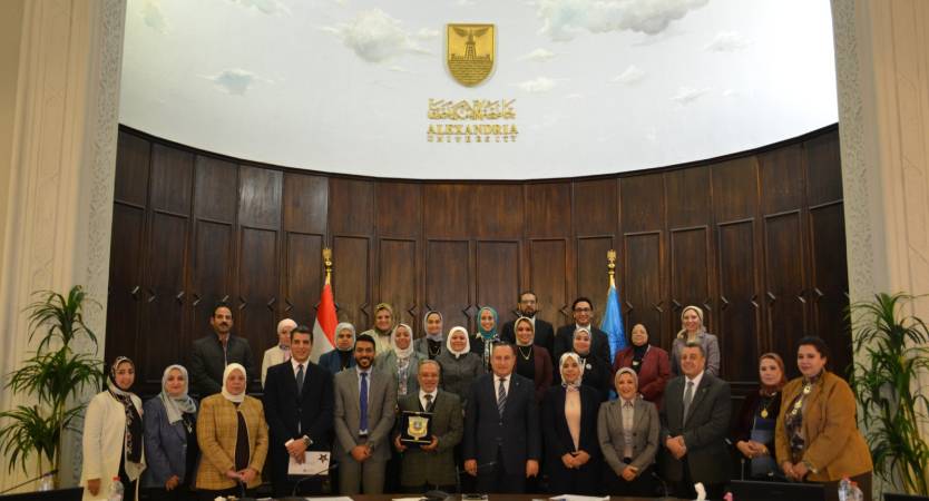 Alexandria University Hosts the Egypt Award for Government Excellence Committee to Evaluate the Internal Excellence Award 2025