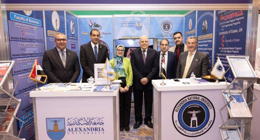 Alexandria University and Alexandria National University Participate in the “EDUGATE” International Higher Education Exhibition in the Kingdom of Saudi Arabia