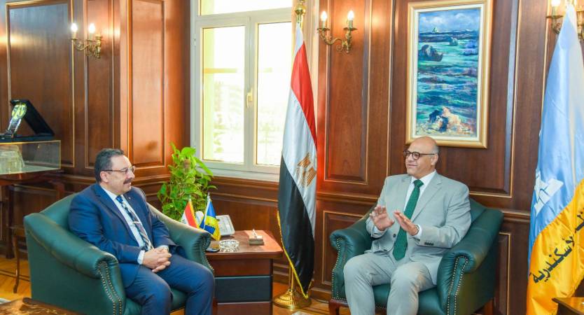 Alexandria University Congratulates the New Governor of Alexandria and Affirms Its Support for Development Efforts in the Governorate