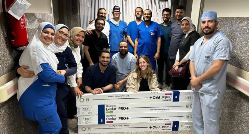 نقلة نوعية في علاج مرضى الصمام الأورطي بمستشفيات جامعة الإسكندرية