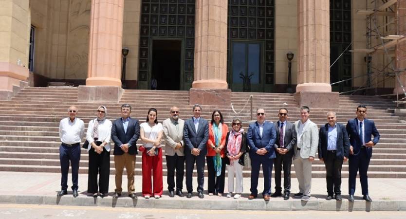 Alexandria University Receives Delegation from Virginia Tech to Explore Academic and Research Cooperation Prospects