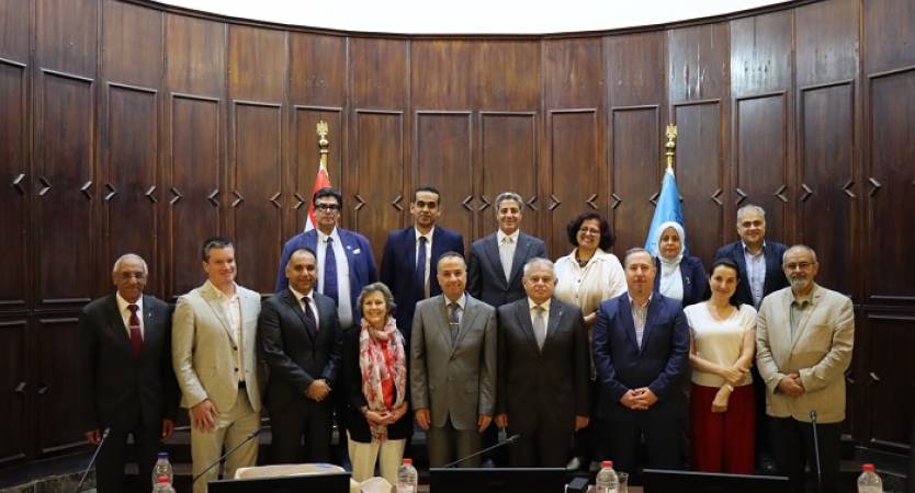 Alexandria University Holds Workshop with Virginia Tech Delegation to Discuss the Development of the Technology Valley and the International Branch in Borg El Arab