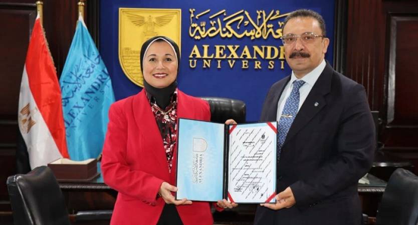 Acting President of Alexandria University Receives Newly Appointed Deans and Reaffirms Support for Faculty Development