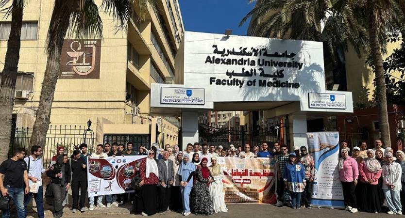 جامعة الإسكندرية تُنظم قافلة طبية شاملة لخدمة أهالي منطقة أبيس 7
