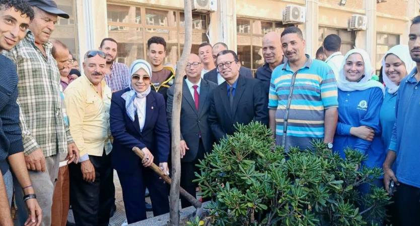  Alexandria University Launches Tree-Planting Campaign Under the “100 Million Trees” Initiative