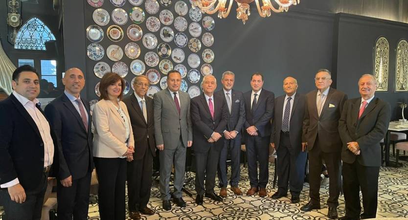 President of Alexandria University Meets Chairman & Members of Waqf Al-Bir wa Al-Ihsan in Beirut