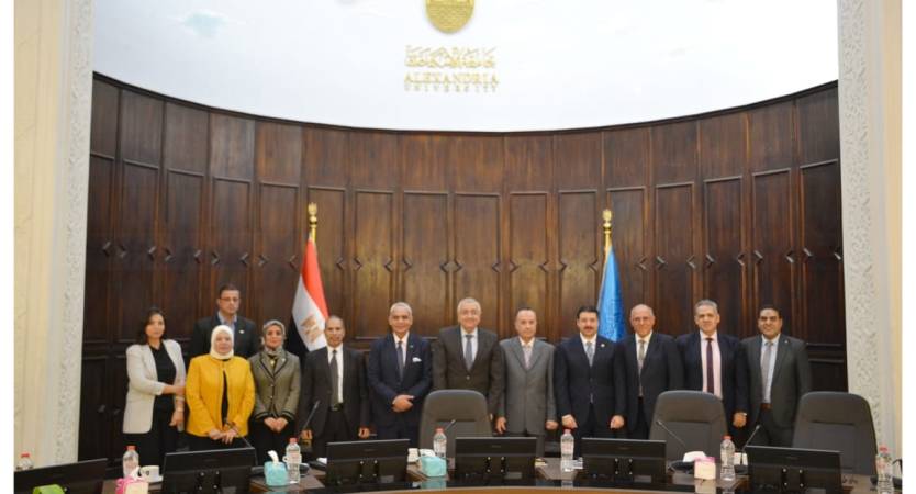 Alexandria University Receives Follow-up Team of ISO 9001/2015 Quality Management Systems Certificate
