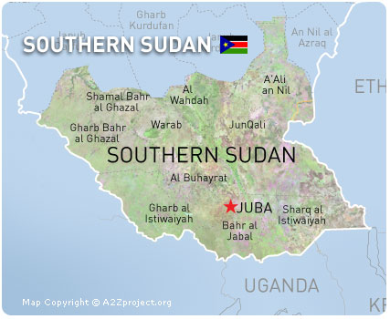 map southsudan